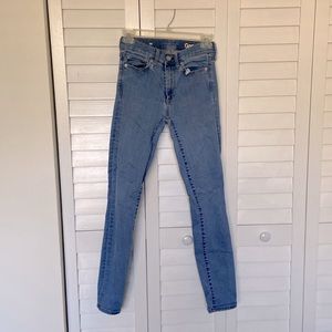 GAP mid rise skinny jeans